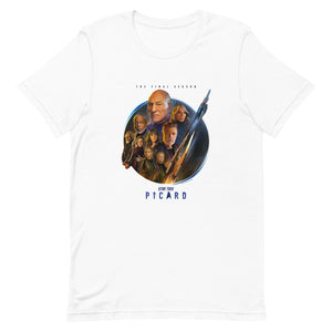 Star Trek: Picard Saison 3 Cast T-Shirt adulte à manches courtes