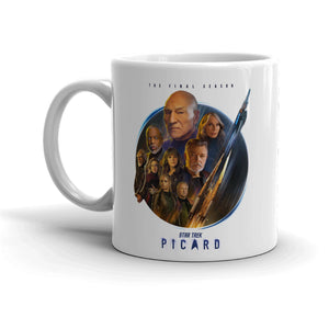 Star Trek: Picard Staffel 3 Besetzung Weiß Tasse