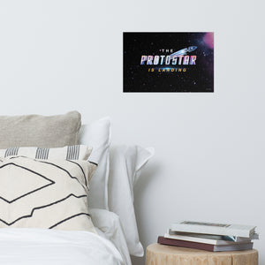 Star Trek: Prodigy The Protostar Is Landing Affiche en papier mat de qualité supérieure