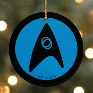 Star Trek: The Original Series Science Uniform Personalized Double-Sided Ornament