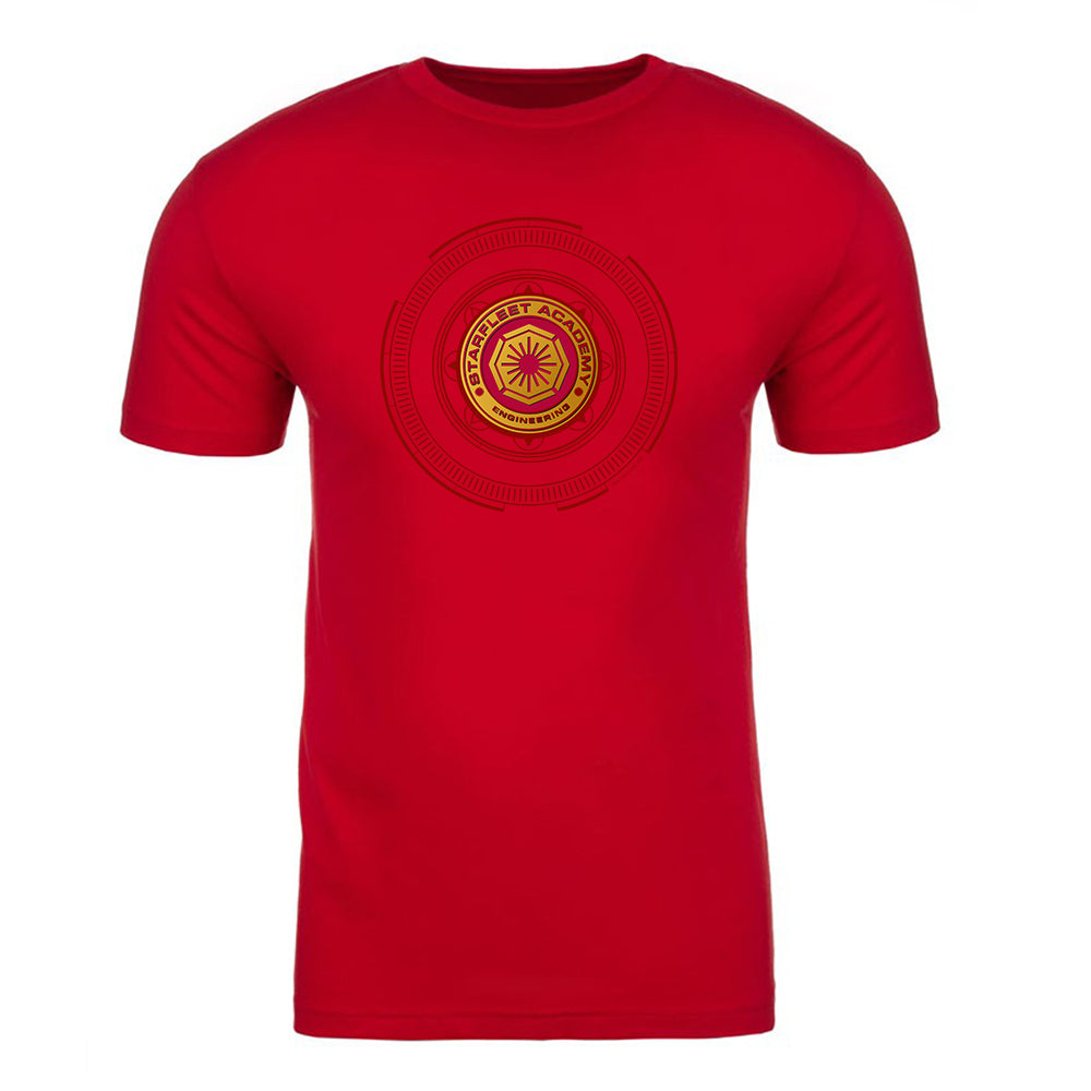 Star Trek Ingenieurabzeichen der Sternenflottenakademie Erwachsene Kurzärmeliges T-Shirt