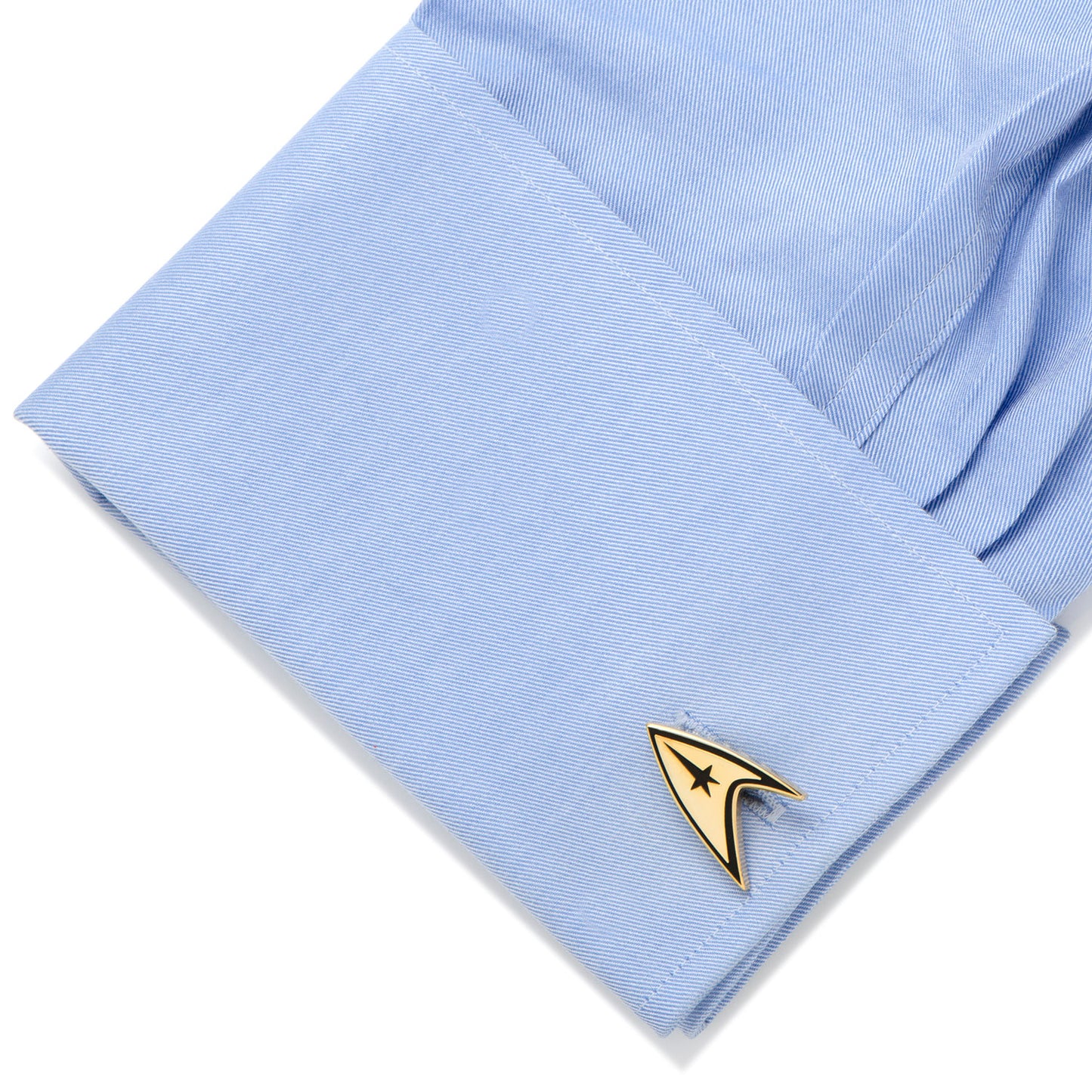 Star Trek Escudo Delta dorado Cufflinks