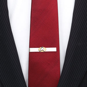 Star Trek Pasador de corbata bicolor Delta Shield