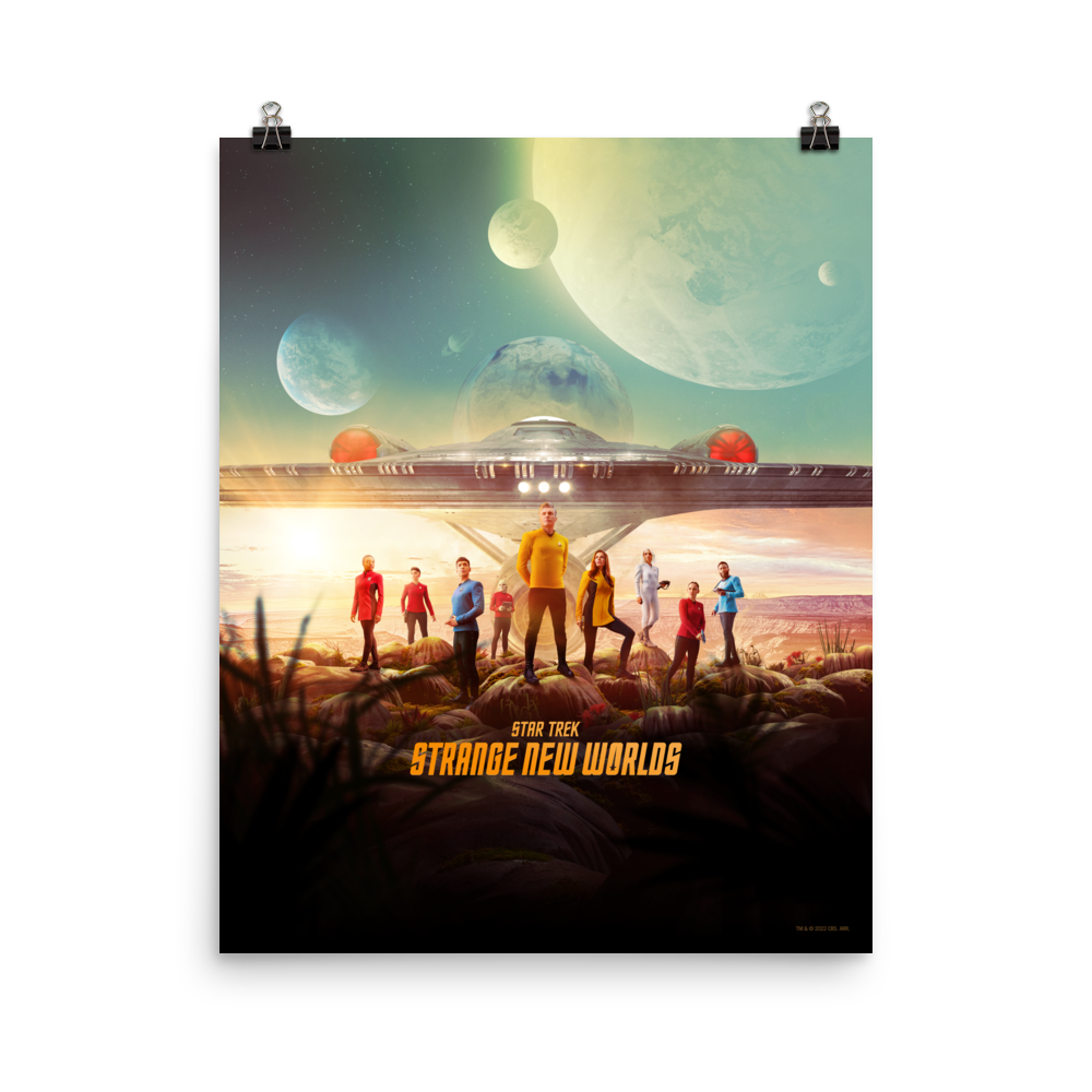 Star Trek: Strange New Worlds Landing Party Key Art Premium Matte Poster