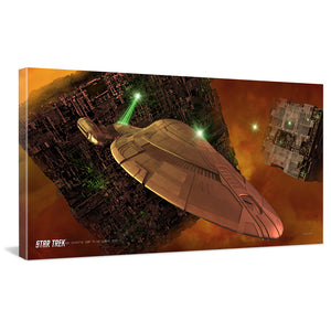 Star Trek: Voyager Ships of the Line Armored Voyager Traditional Canvas