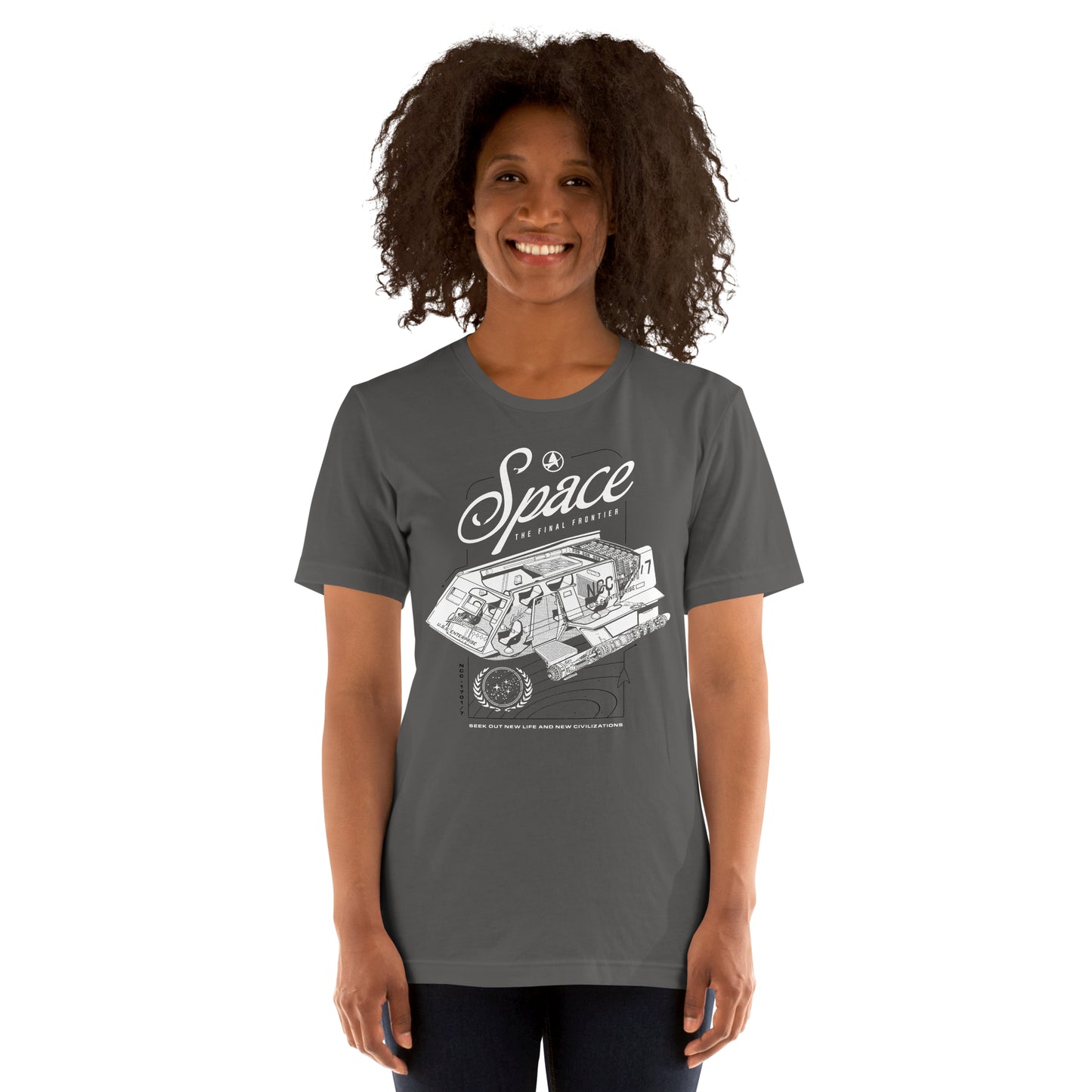 Star Trek Weltraum Erwachsene T-Shirt