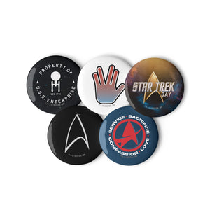Star Trek Tagessatz von 5 Exklusive Pins