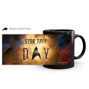 Star Trek Tag Logo Schwarz Tasse