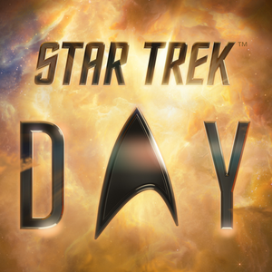 Star Trek Día Logo Taza negra
