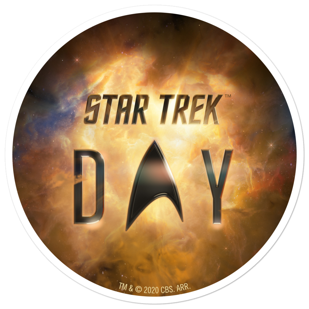 Star Trek Jour Logo Autocollant découpé