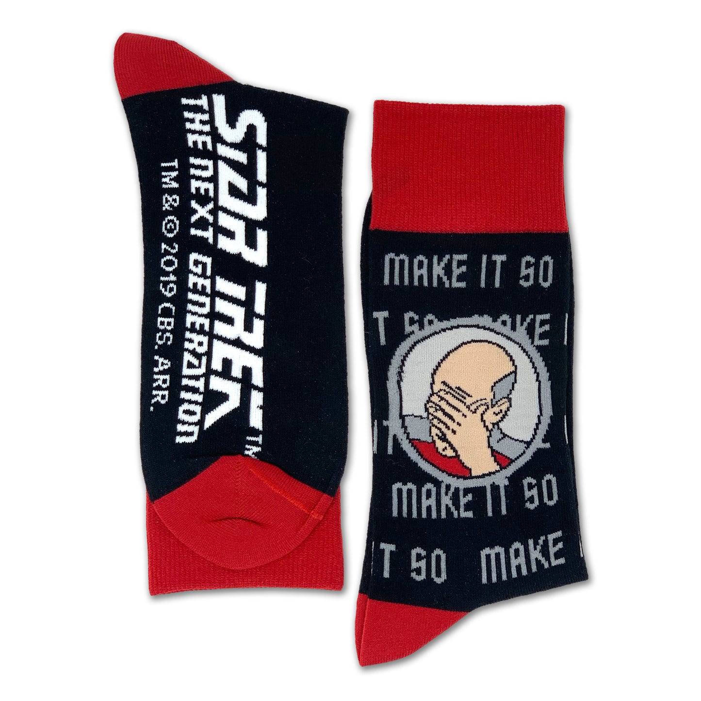 Star Trek: The Next Generation Facepalm-Socke