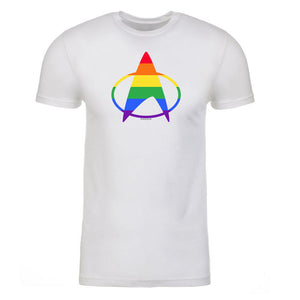 Star Trek: The Next Generation Pride Delta Erwachsene T-Shirt mit kurzen Ärmeln