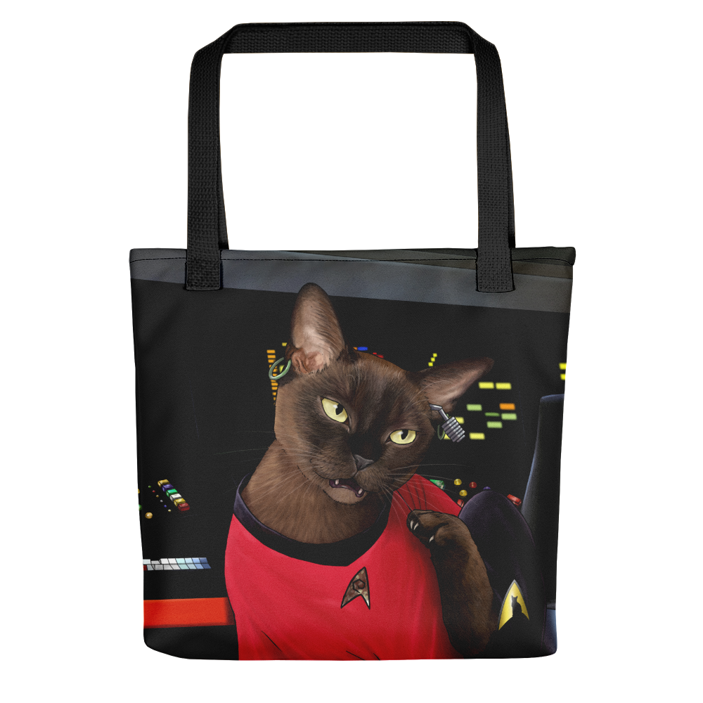 Star Trek: The Original Series Uhura Cat Premium Tote Bag