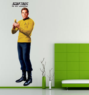 Star Trek: The Original Series Captain Kirk Wandabziehbild Aufkleber
