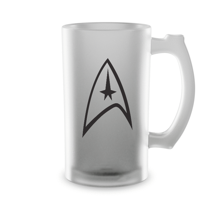 Star Trek: The Original Series Command Badge 16oz Frosted Beer Stein