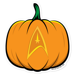 Star Trek: The Original Series Delta Pumpkin Die Cut Sticker