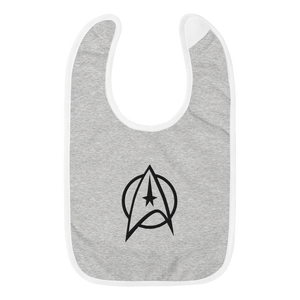 Star Trek: The Original Series Delta bestickt Baby Lätzchen