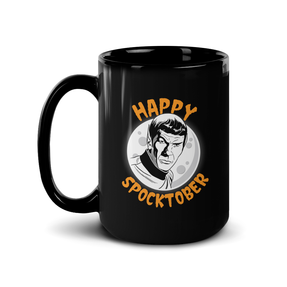 Star Trek: The Original Series Happy Spocktober Black Mug