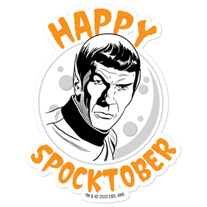 Star Trek: The Original Series Happy Spocktober Die Cut Sticker