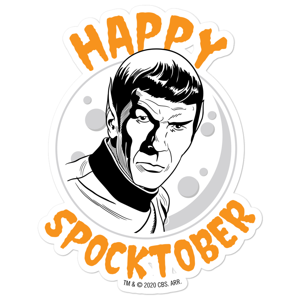 Star Trek: The Original Series Happy Spocktober Die Cut Sticker
