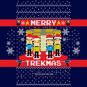 Star Trek: The Original Series Frohe Weihnachten Personalisierbar Doppelseitiges Ornament