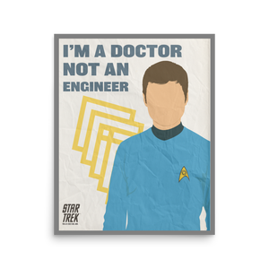 Star Trek: L'affiche du papier mat McCoy Premium McCoy