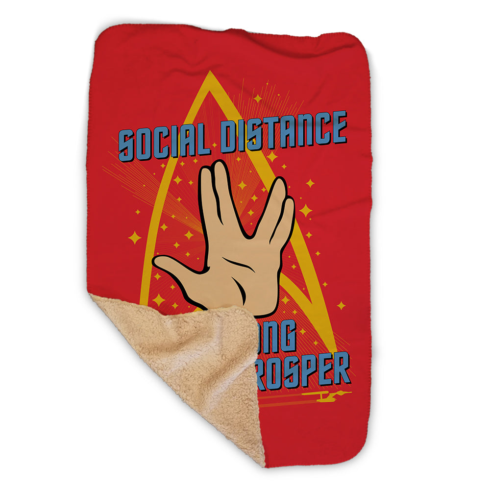 Star Trek: The Original Series Social Distance Sherpa Blanket