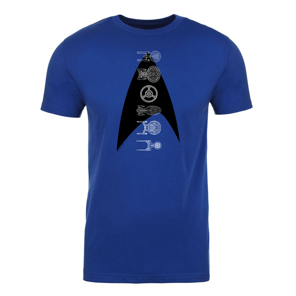 Star Trek Navires de ligne Delta Adulte T-Shirt à manches courtes