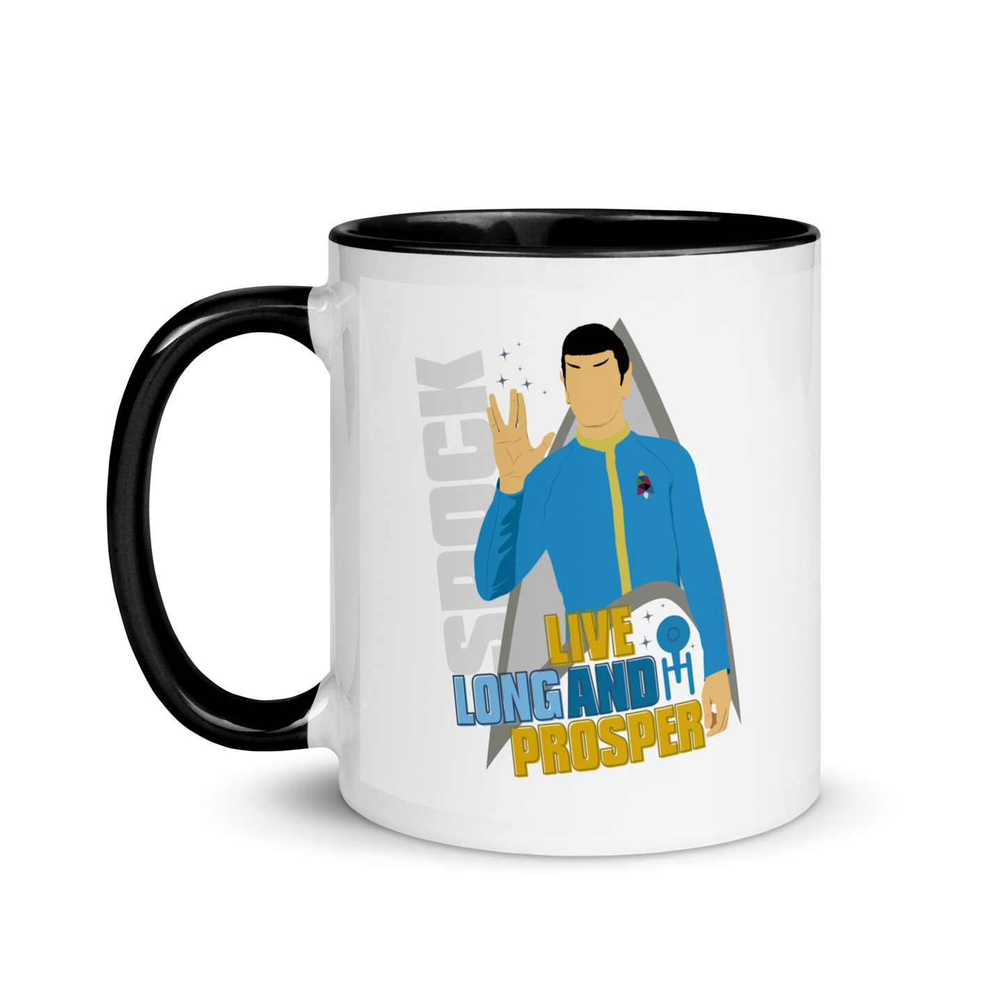 Star Trek: The Original Series Spock Live Long and Prosper Two-Tone Mug