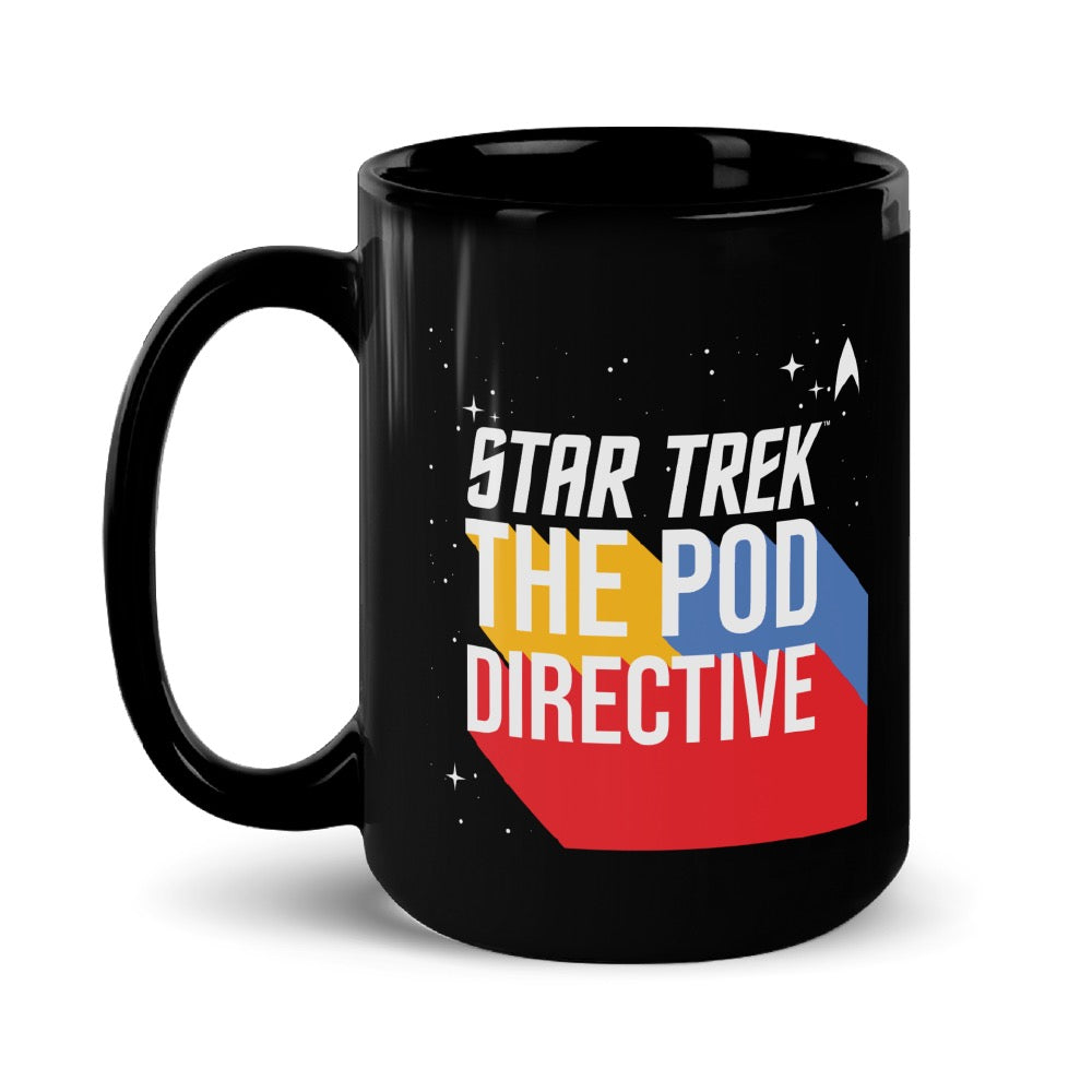 Star Trek The Pod Directive Taza negra