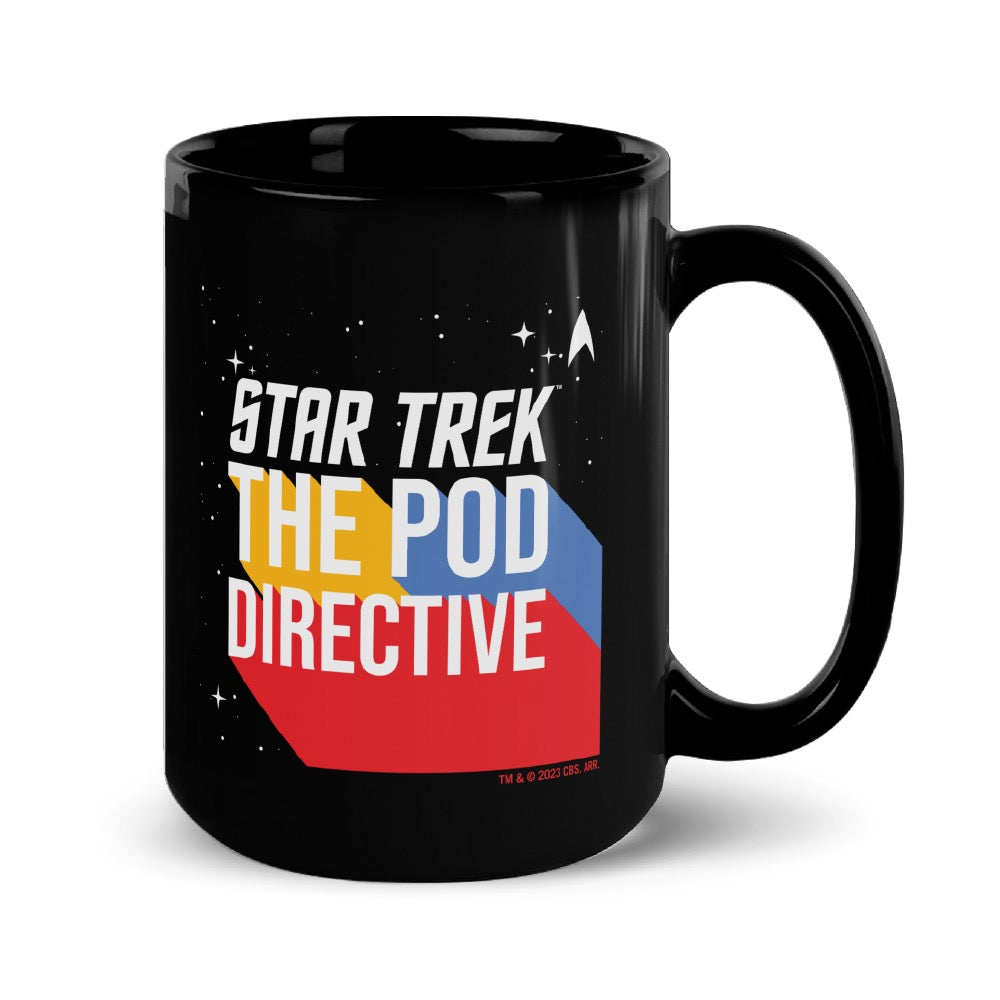 Star Trek Die Pod-Richtlinie Schwarz Tasse