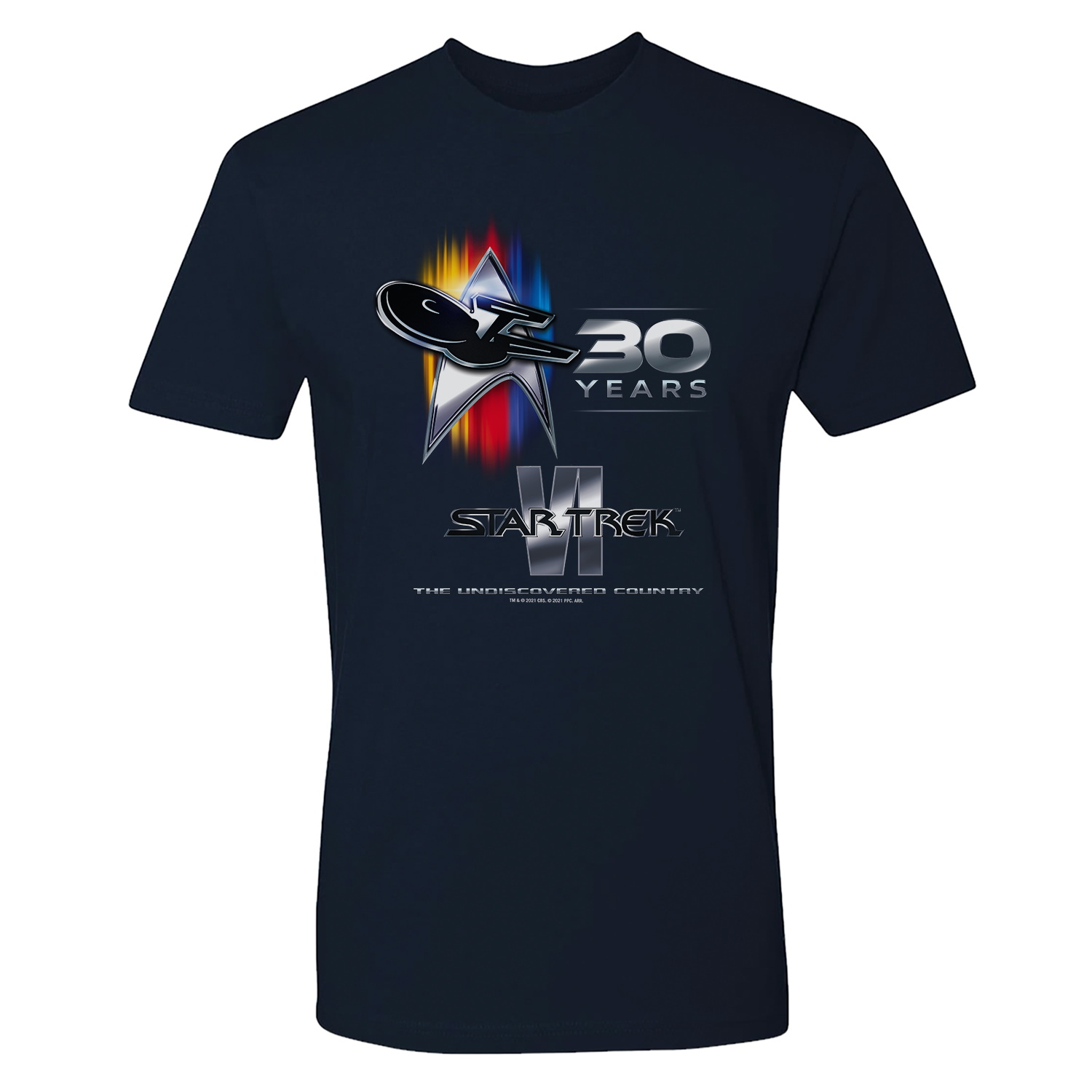 Star Trek VI: The Undiscovered Country 30th Anniversary Adult Short Sleeve T-Shirt