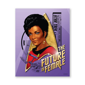 Star Trek: The Original Series Uhura Le futur est féminin Poster papier mat premium