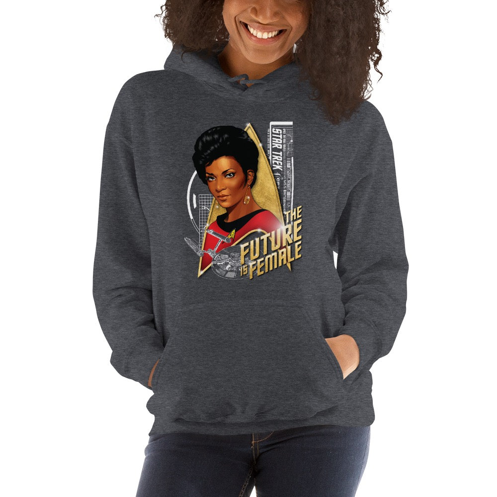 Star Trek: The Original Series Uhura Die Zukunft ist weiblich Sweatshirt mit Kapuze