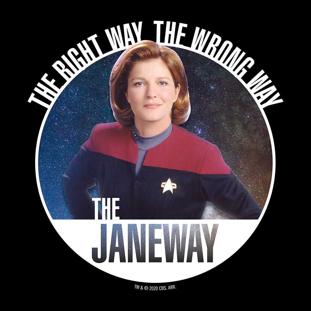 Star Trek: Voyager Die Janeways Erwachsene Kurzärmeliges T-Shirt