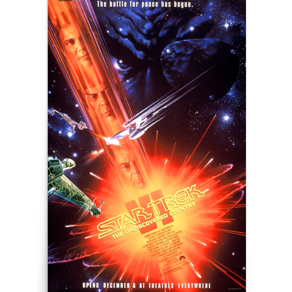 Star Trek VI: The Undiscovered Country  Movie Premium Satin Poster