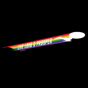 Star Trek: Discovery Larga vida Pride Adultos Camiseta de manga corta