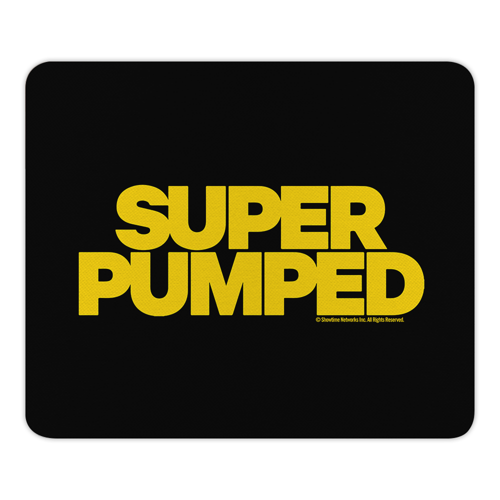 Tapis de souris avec logo Super Pumped