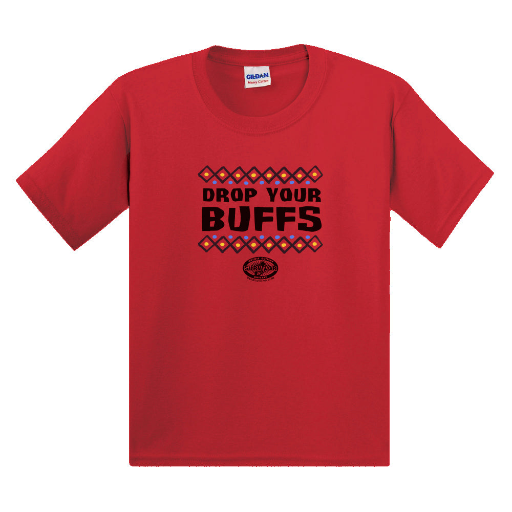 Survivor Deja a tus BUFFs Niños Camiseta de manga corta