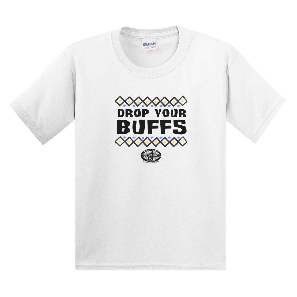 Survivor Deja a tus BUFFs Niños Camiseta de manga corta