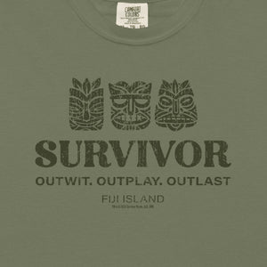 Survivor Fidschi Insel Komfort Farben T-Shirt