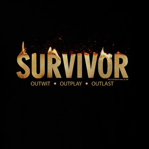 Survivor Flamme Logo Adulte T-Shirt à manches courtes