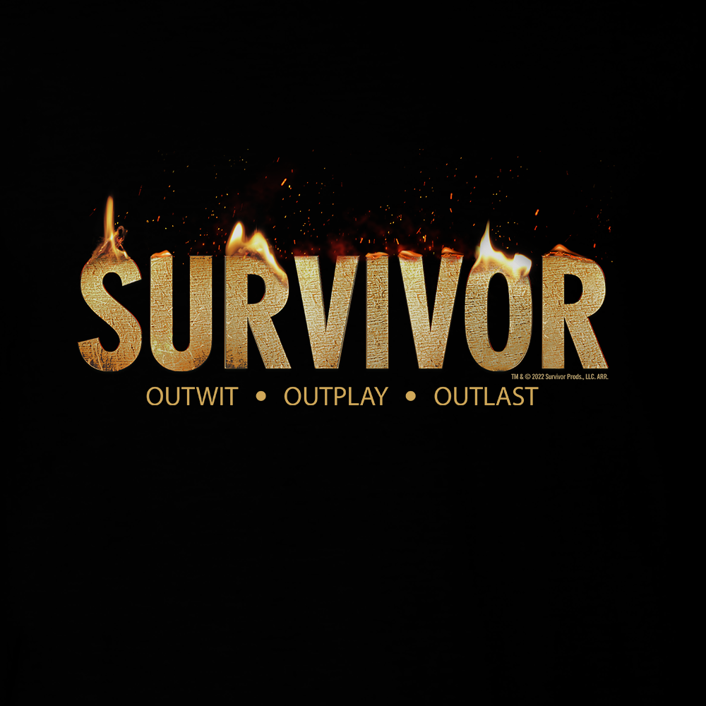 Survivor Flame Logo Adult Short Sleeve T-Shirt