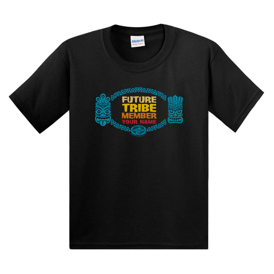 Survivor Future Tribe Member Personalized Kids Short Sleeve T-Shirt