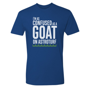 Survivor Goat On Astroturf Quote Adult Short Sleeve T-Shirt
