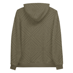 Survivor Green Tribal All Over Print Hooded Sweatshirt