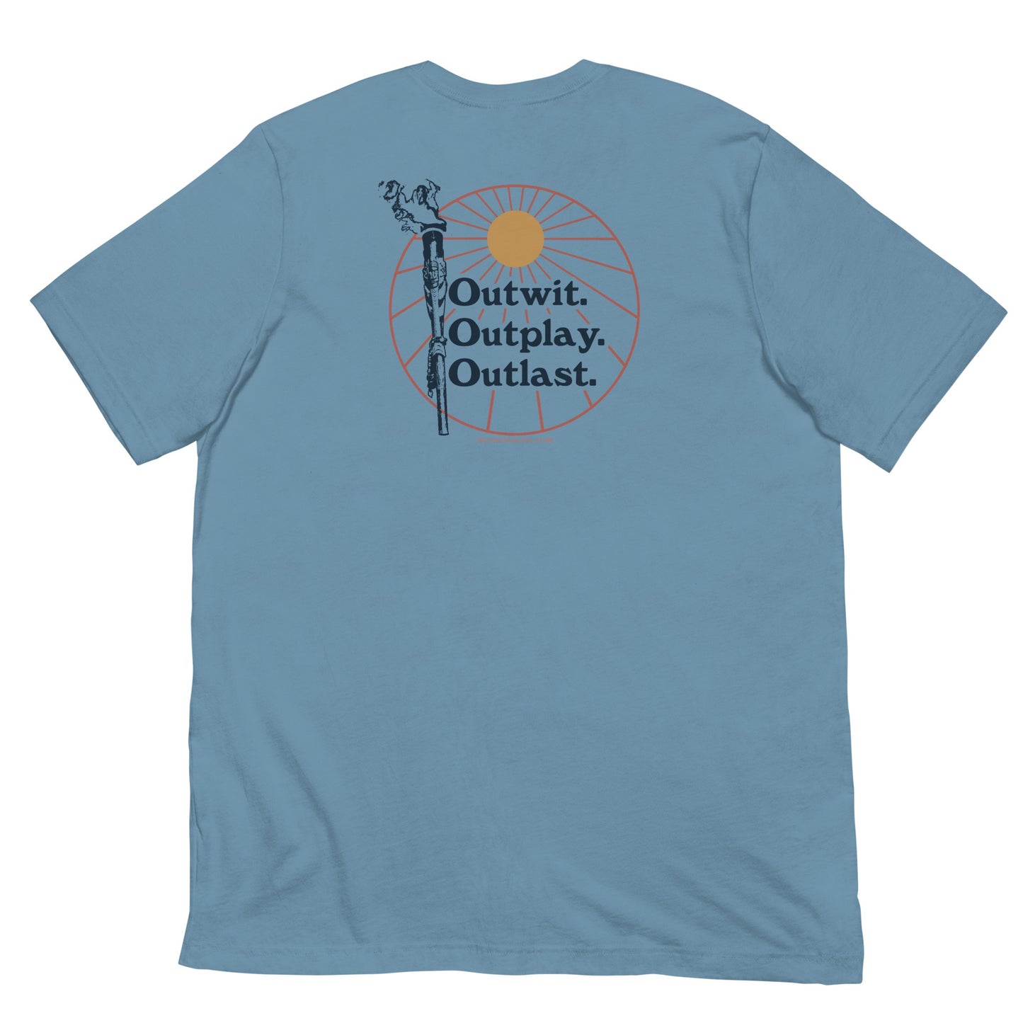 Survivor Outwit, Outplay, Outlast Torch Adult Short Sleeve T-Shirt