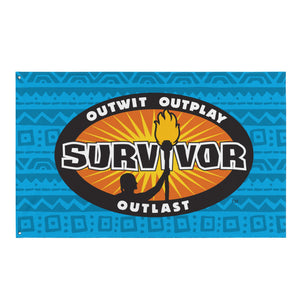 Survivor Logo Drapeau