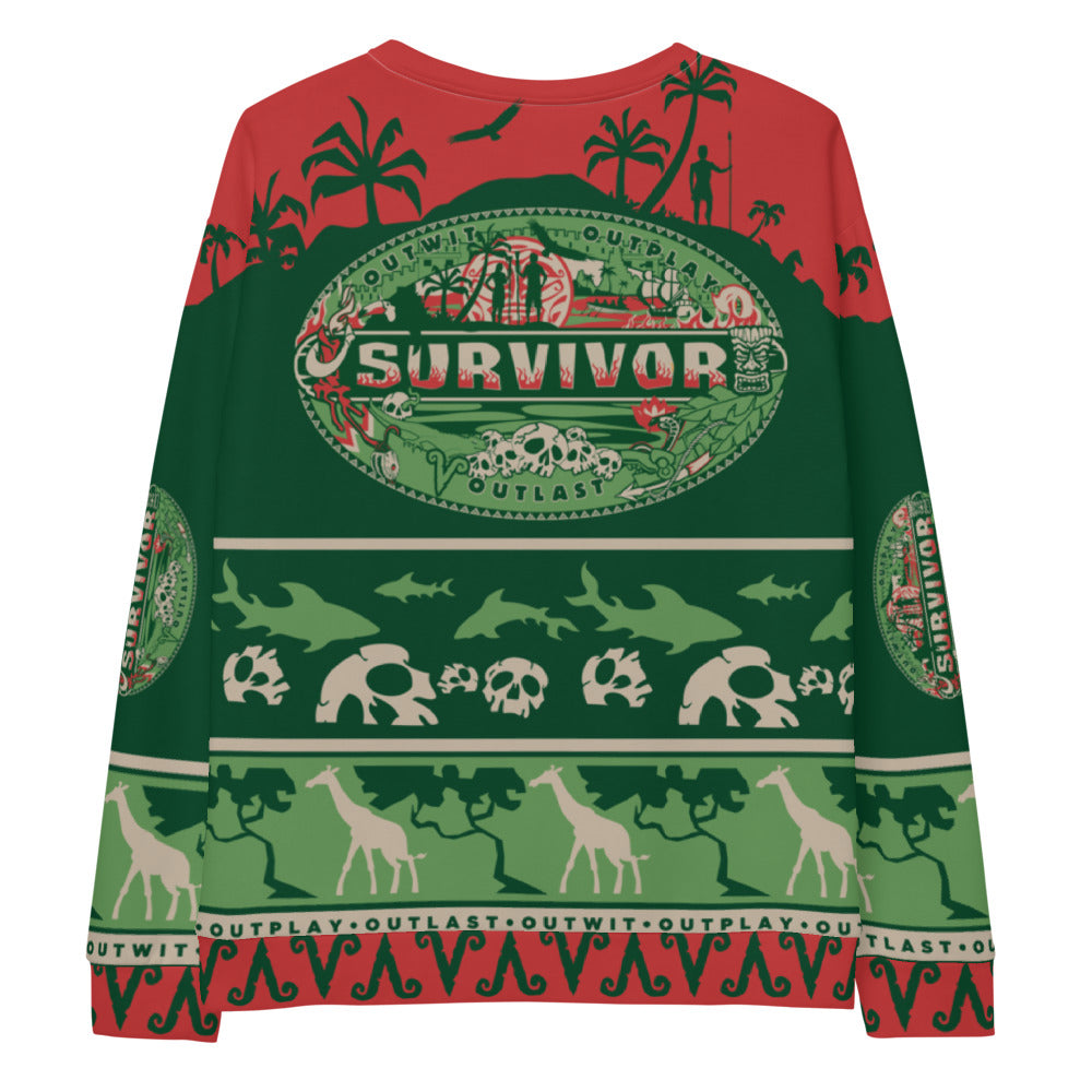 Survivor Mashup Logo Holiday Sweatshirt