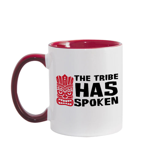 Survivor The Tiki Has Spoken Red Two-Tone Mug